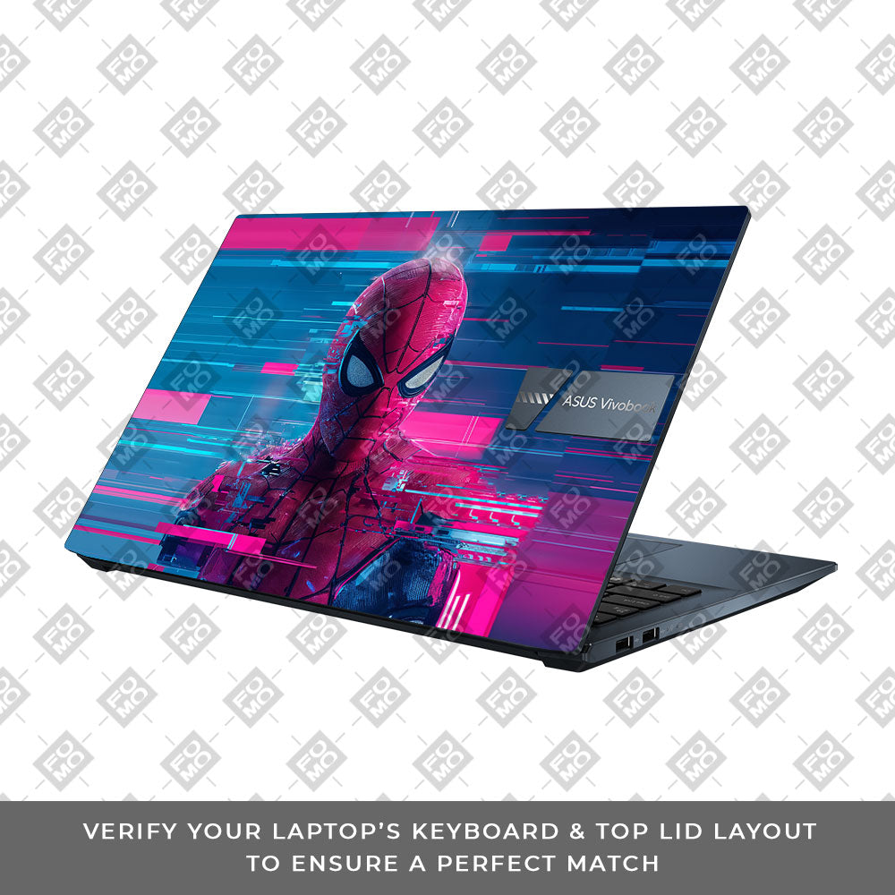 Glitch Spider Asus Vivobook Pro 15 M6500QC & M6500QH 3D Laptop Skin