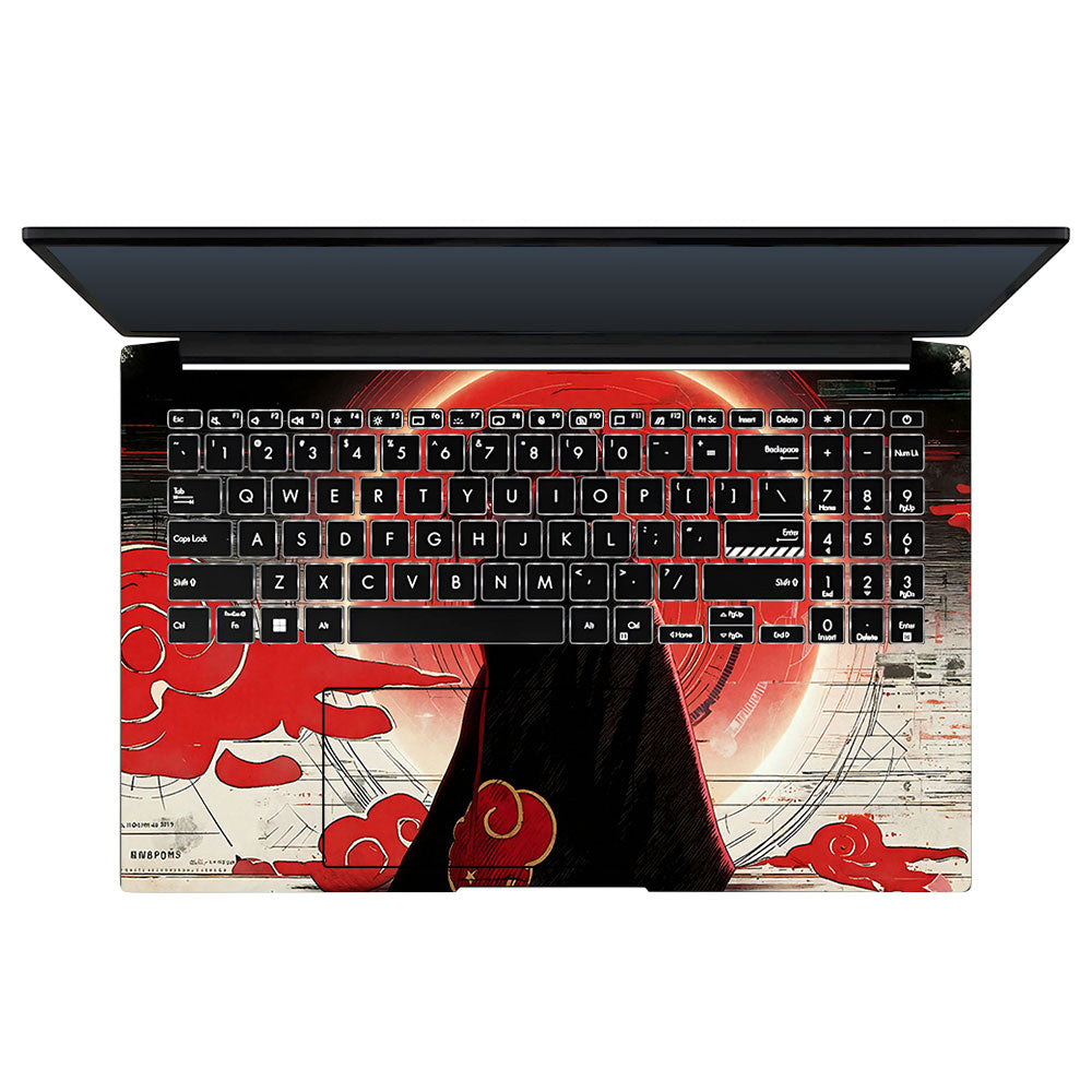 Itachi Uchiha Mark of the Akatsuki Asus Vivobook Pro 15 M6500QC & M6500QH 3D Laptop Skin