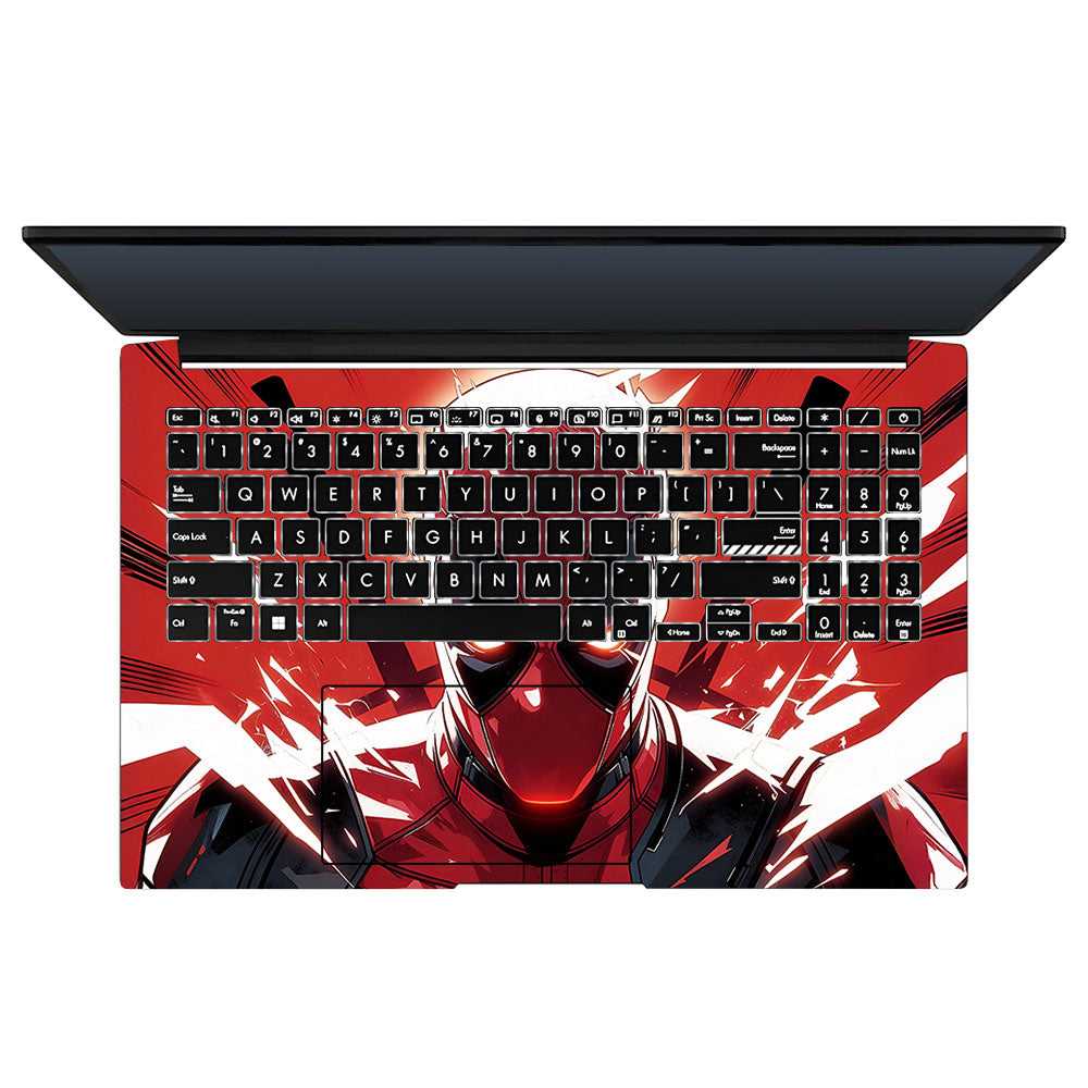 Deadpool Red Fury Asus Vivobook Pro 15 M6500QC & M6500QH 3D Laptop Skin