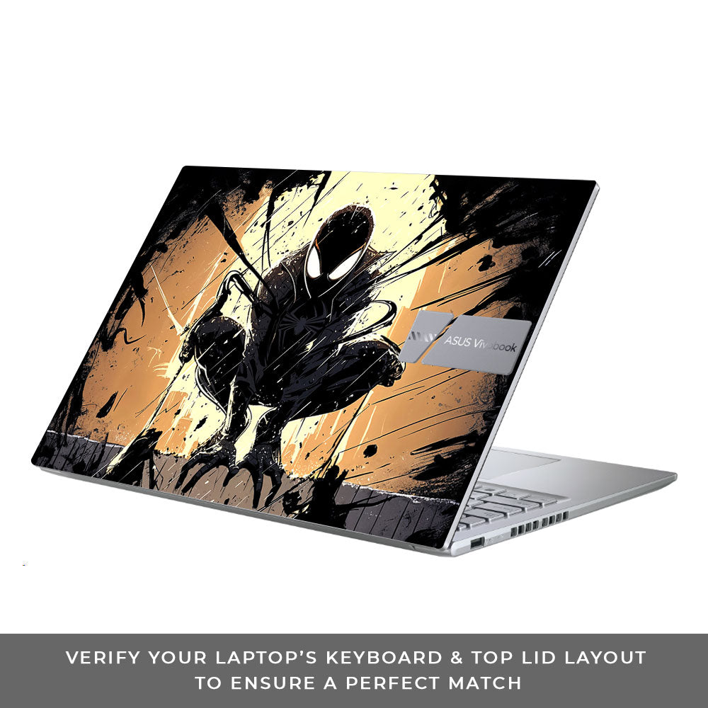 Shadow Spiderman Asus Vivobook 16 X1605V 3D Laptop Skin