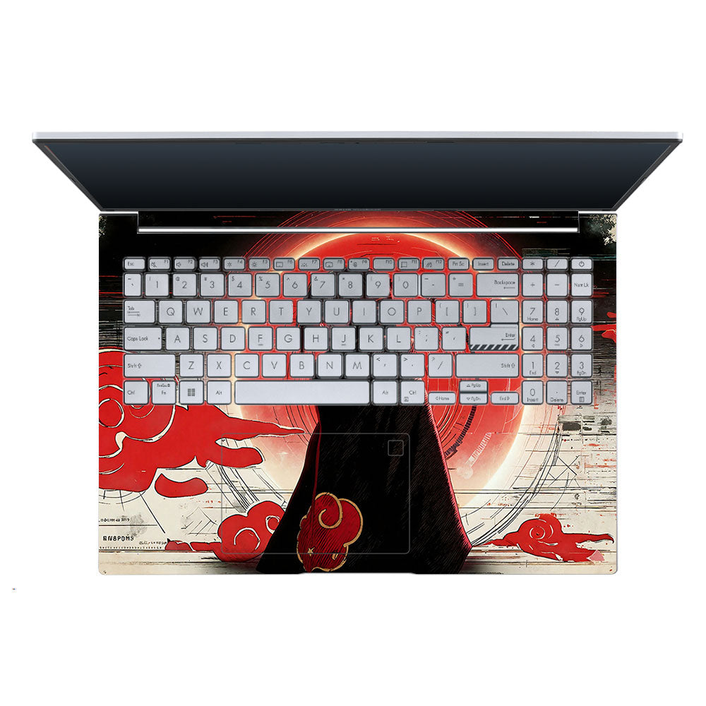 Itachi Uchiha Mark of the Akatsuki Asus Vivobook X1605ZA 3D Laptop Skin