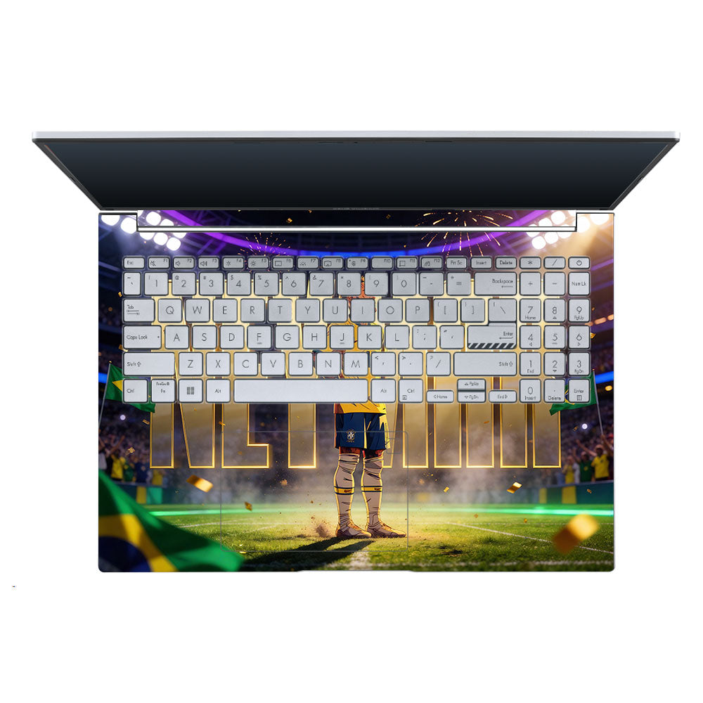 Neymar Golden Aura Asus Vivobook X1605ZA 3D Laptop Skin