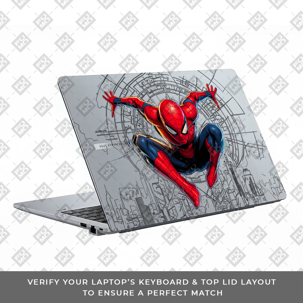 Transparent Web of Destiny Asus ExpertBook P1503 Laptop Skin