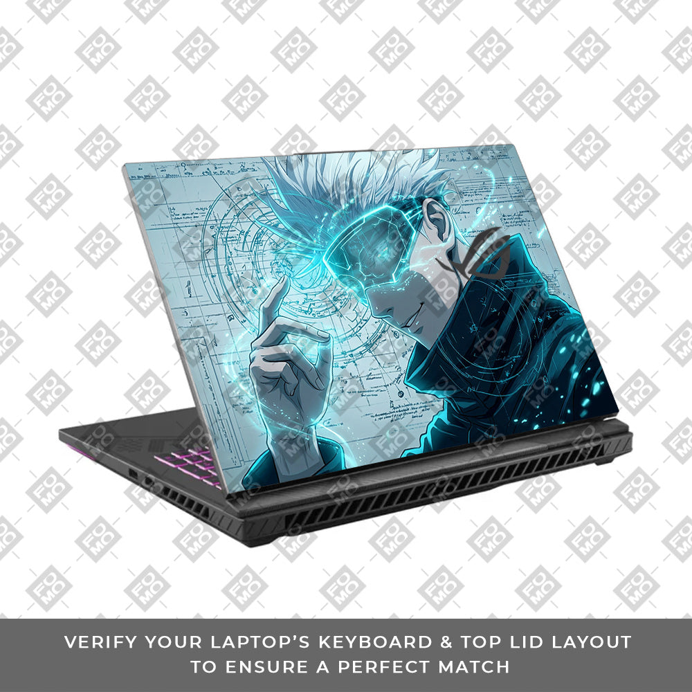 Gojo Satoru Power Asus ROG Strix G16 G614J Laptop Skin