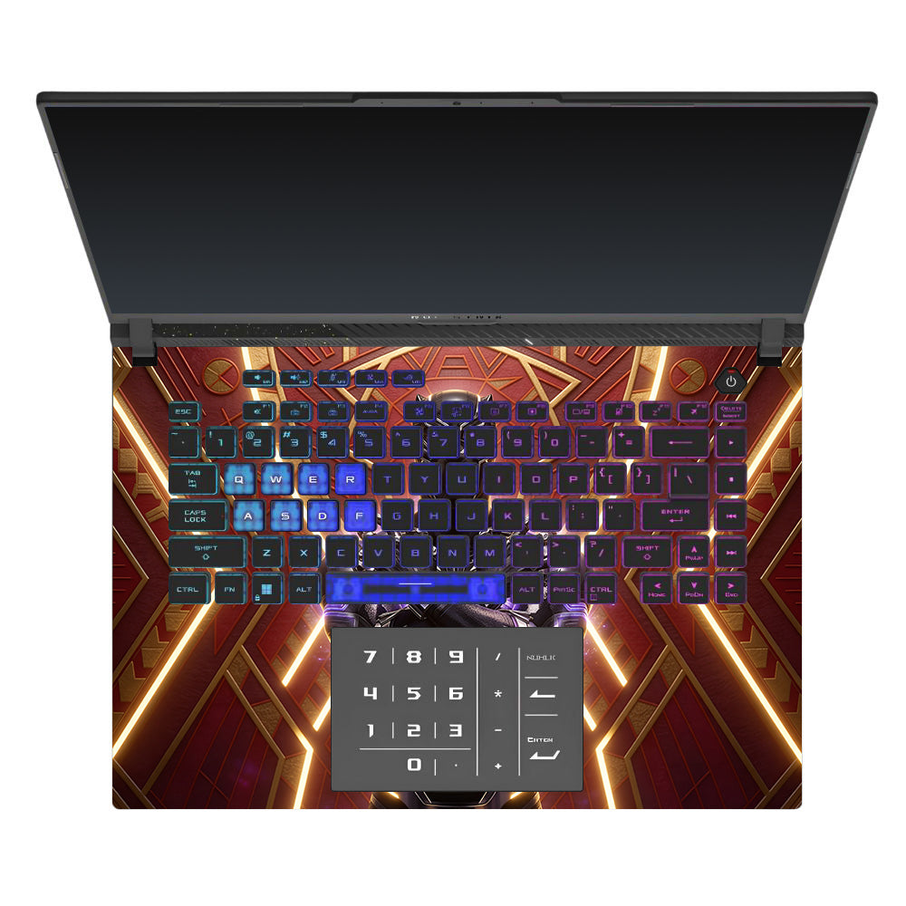 Black Panther Wakanda's King Asus ROG Strix G16 G614J 3D Laptop Skin
