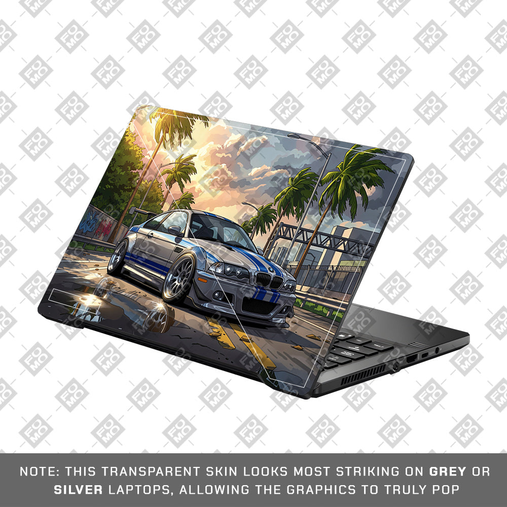 Street Icon BMW E46 Drift Legend Asus ROG Zephyrus G14 GA401 Laptop Skin