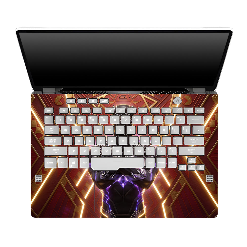 Black Panther Wakanda's King Asus ROG Zephyrus G14 GA401 3D Laptop Skin