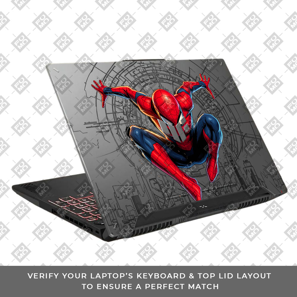 Transparent Web of Destiny Asus TUF F15 FX507 & A15 FA507 Laptop Skin
