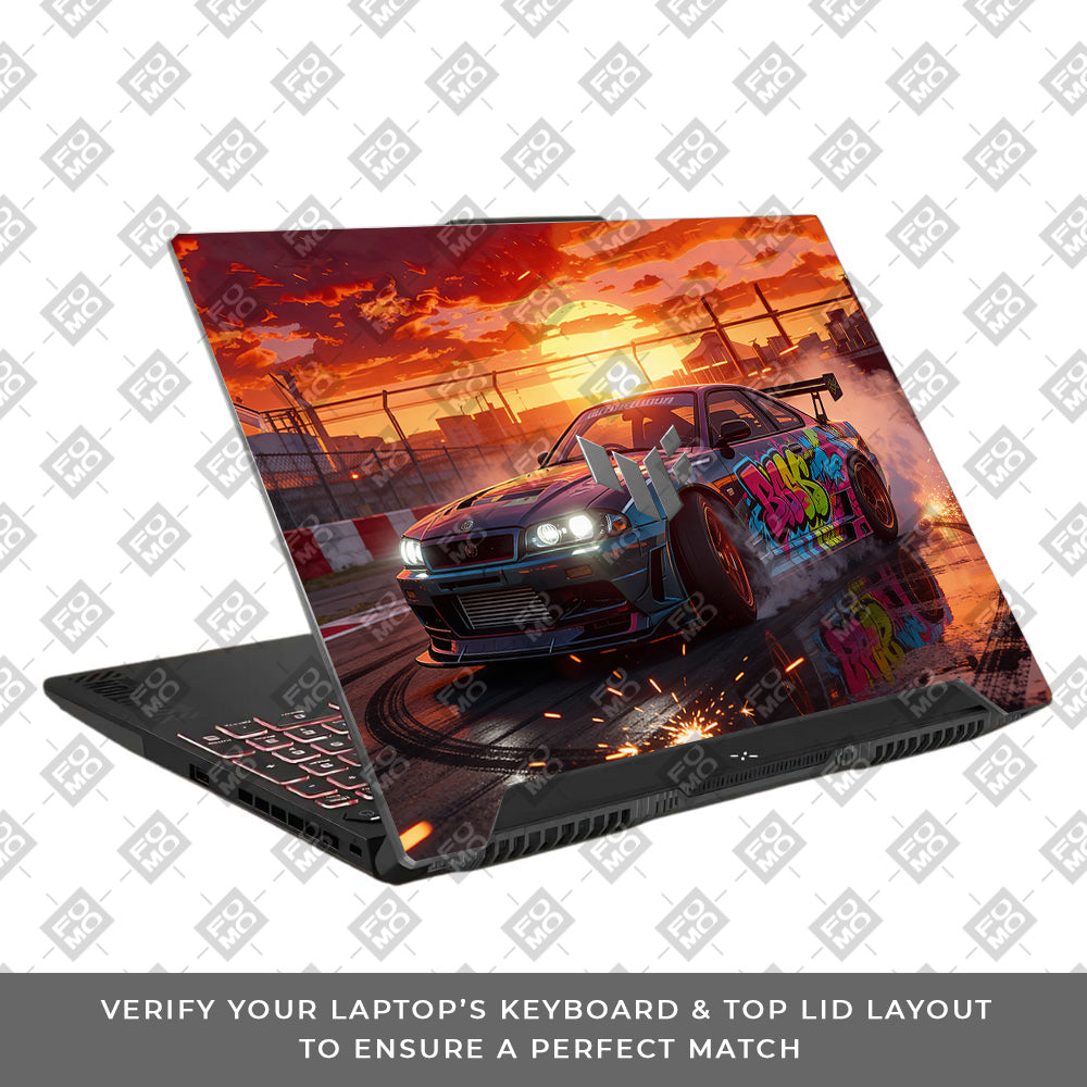 Tokyo Drift Vibes Asus TUF F15 FX507 & A15 FA507 Laptop Skin