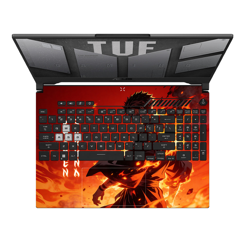 Ryomen Sukuna Lord of Curses Asus TUF F15 FX507 & A15 FA507 Laptop Skin