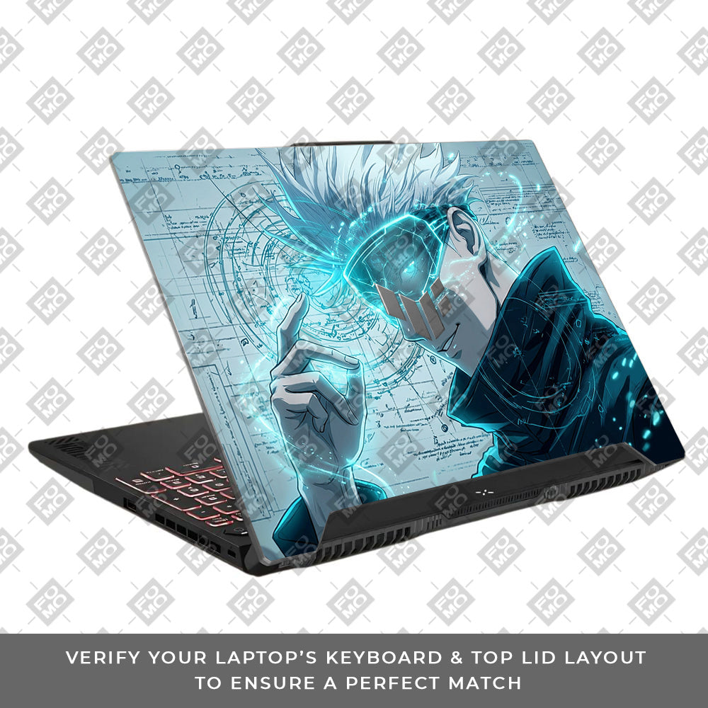 Gojo Satoru Power Asus TUF F15 FX507 & A15 FA507 Laptop Skin