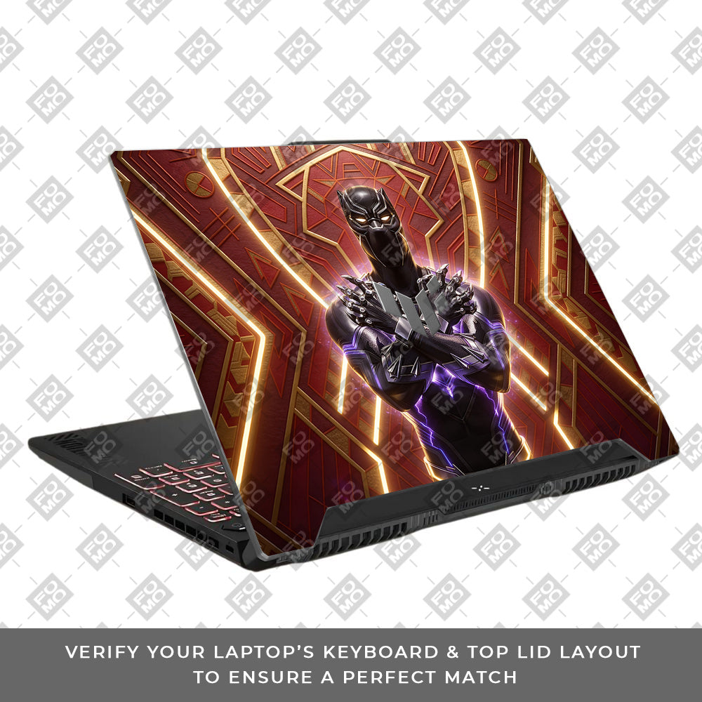 Wakanda Royal Power Asus TUF F15 FX507 & A15 FA507 Laptop Skin