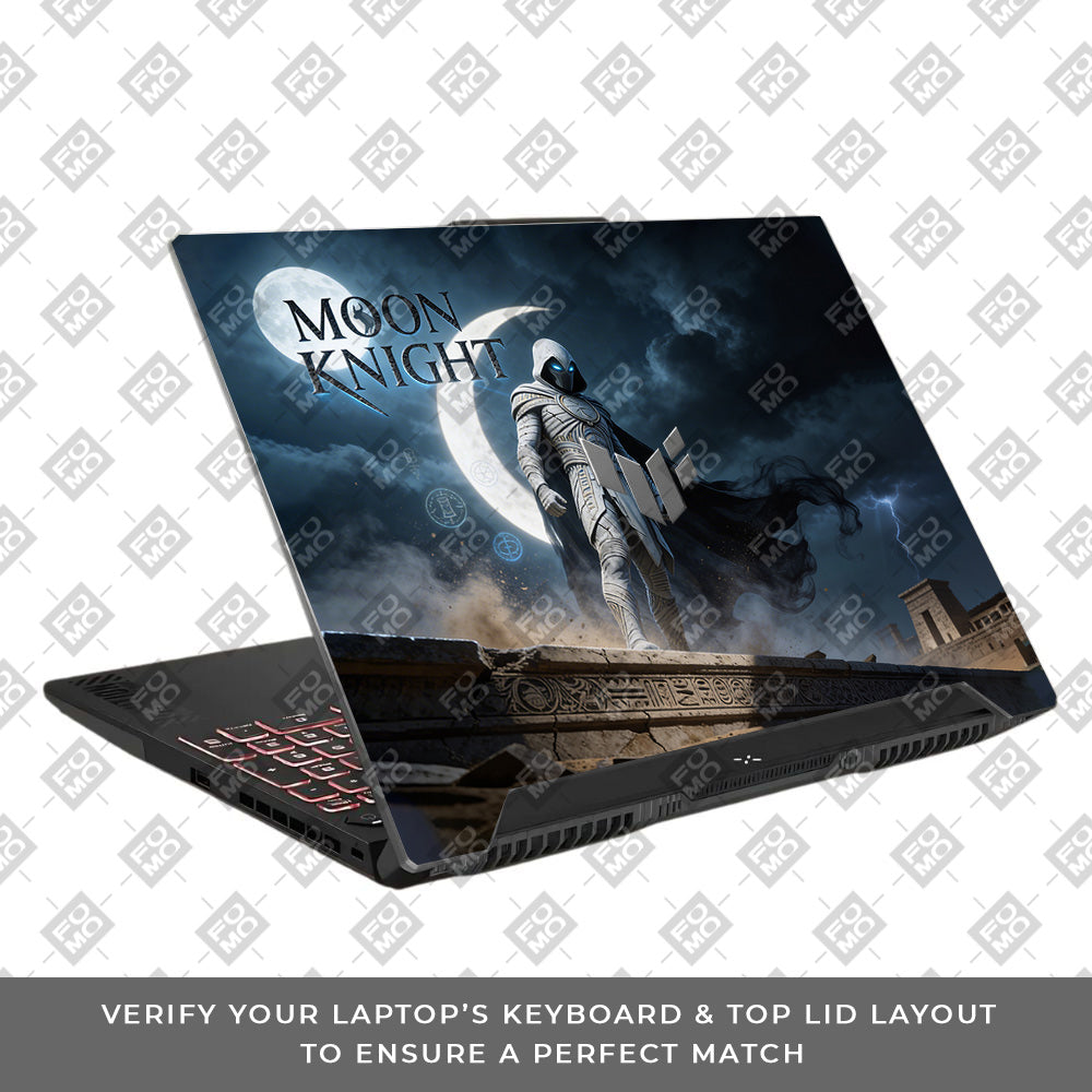 Moon Knight Lunar Vigil Asus TUF F15 FX507 & A15 FA507 Laptop Skin