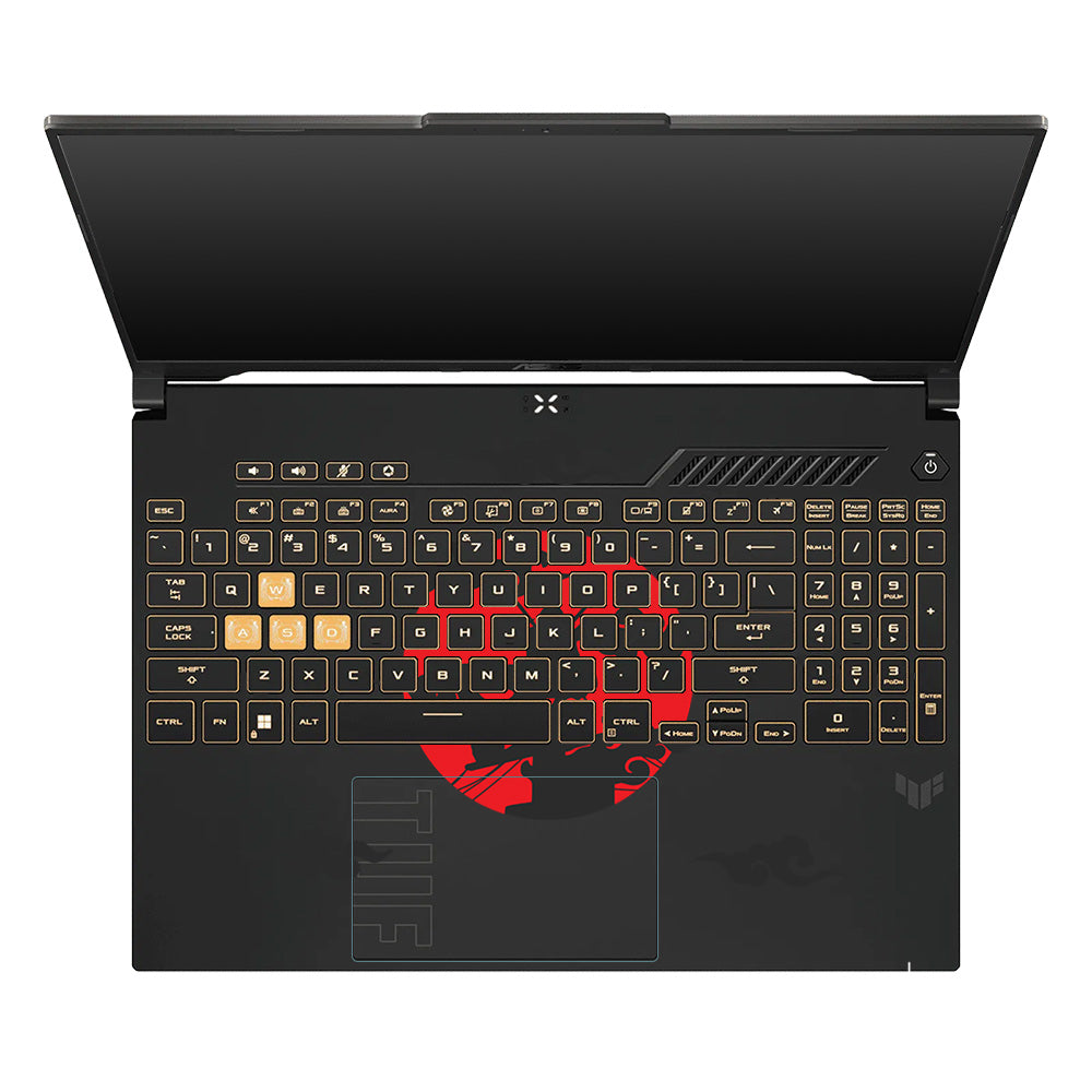Transparent Moonlit Ninja Asus TUF Gaming F16 and TUF Gaming A16 Laptop Skin