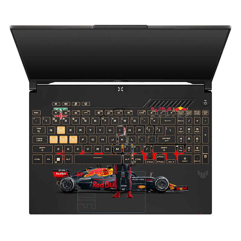 Transparent Starboy Racer Asus TUF Gaming F16 and TUF Gaming A16 Laptop Skin