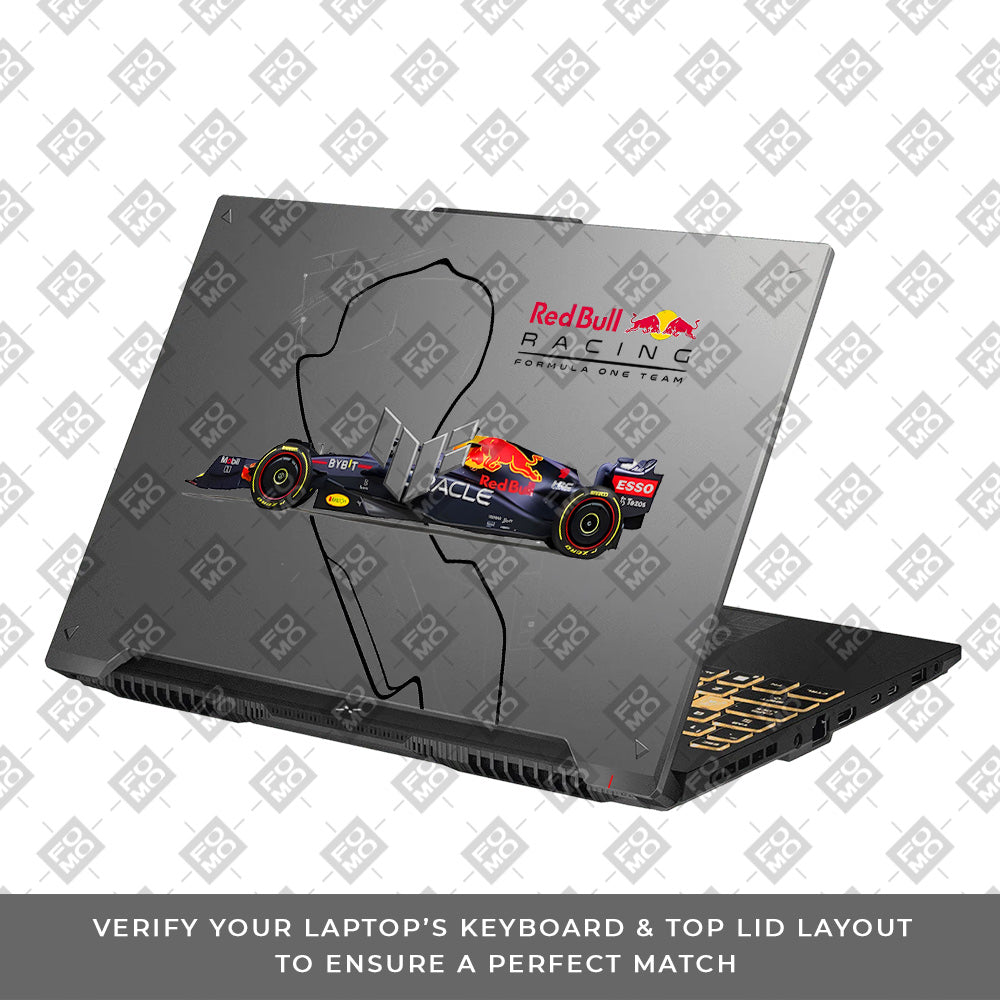 Transparent Track King Asus TUF Gaming F16 and TUF Gaming A16 Laptop Skin