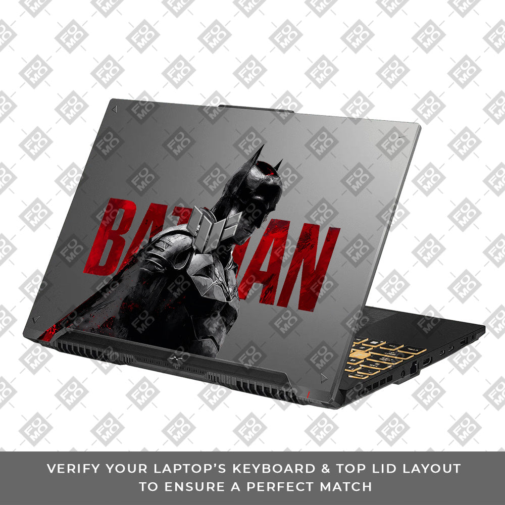 Transparent Shadow Vigilante Asus TUF Gaming F16 and TUF Gaming A16 Laptop Skin