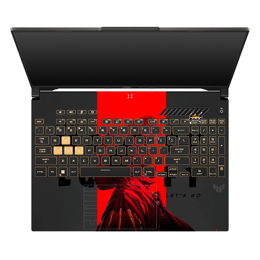 Transparent Pirate King Asus TUF Gaming F16 and TUF Gaming A16 Laptop Skin