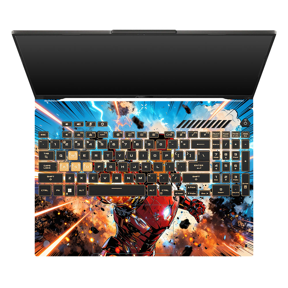 Iron Impact The Arc Reactor Asus TUF Gaming F16 and TUF Gaming A16 Laptop Skin