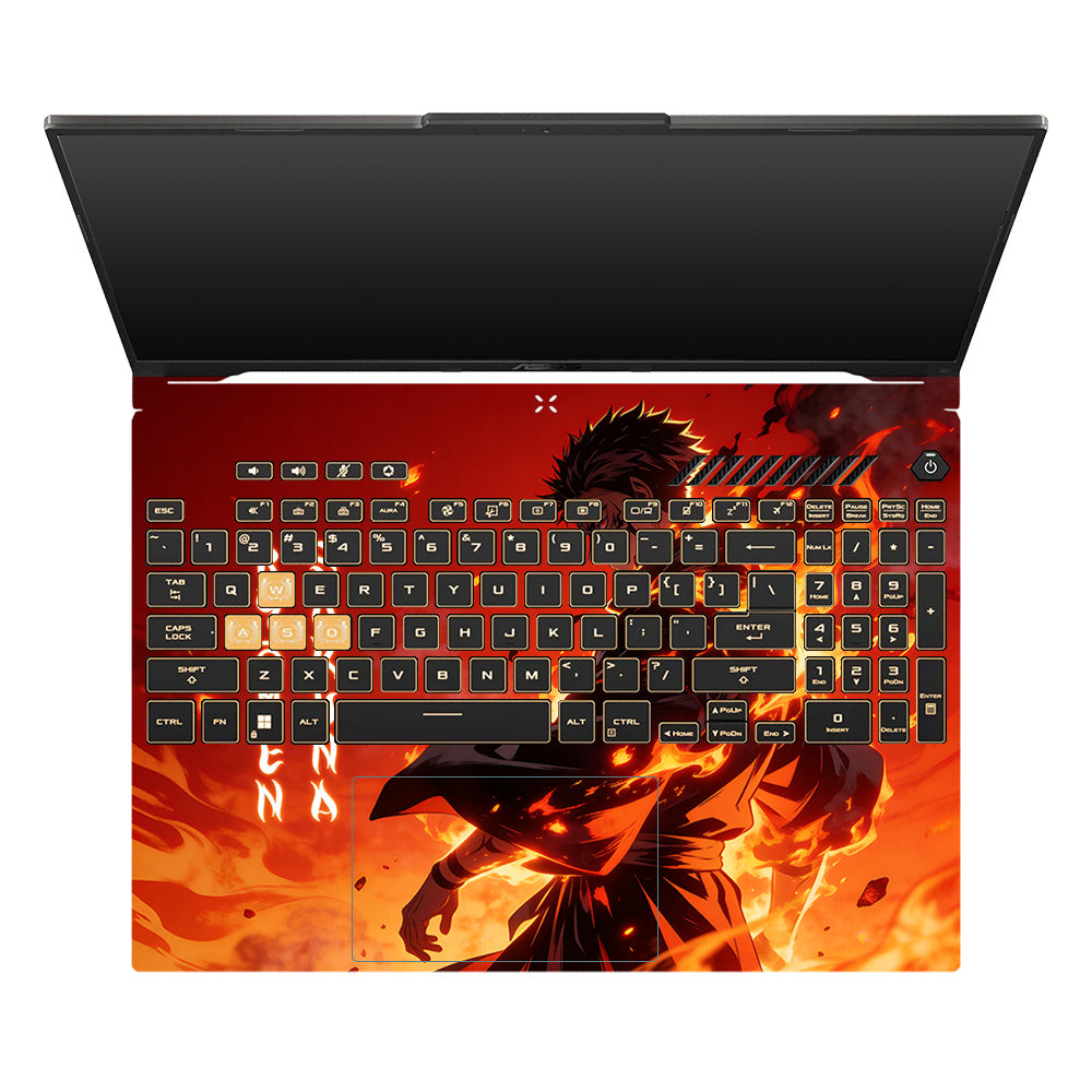 Ryomen Sukuna Lord of Curses Asus TUF Gaming F16 and TUF Gaming A16 Laptop Skin