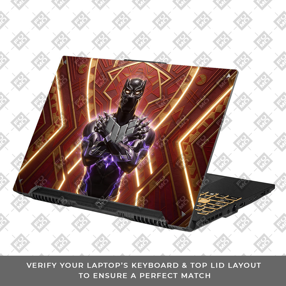 Wakanda Royal Power Asus TUF Gaming F16 and TUF Gaming A16 Laptop Skin