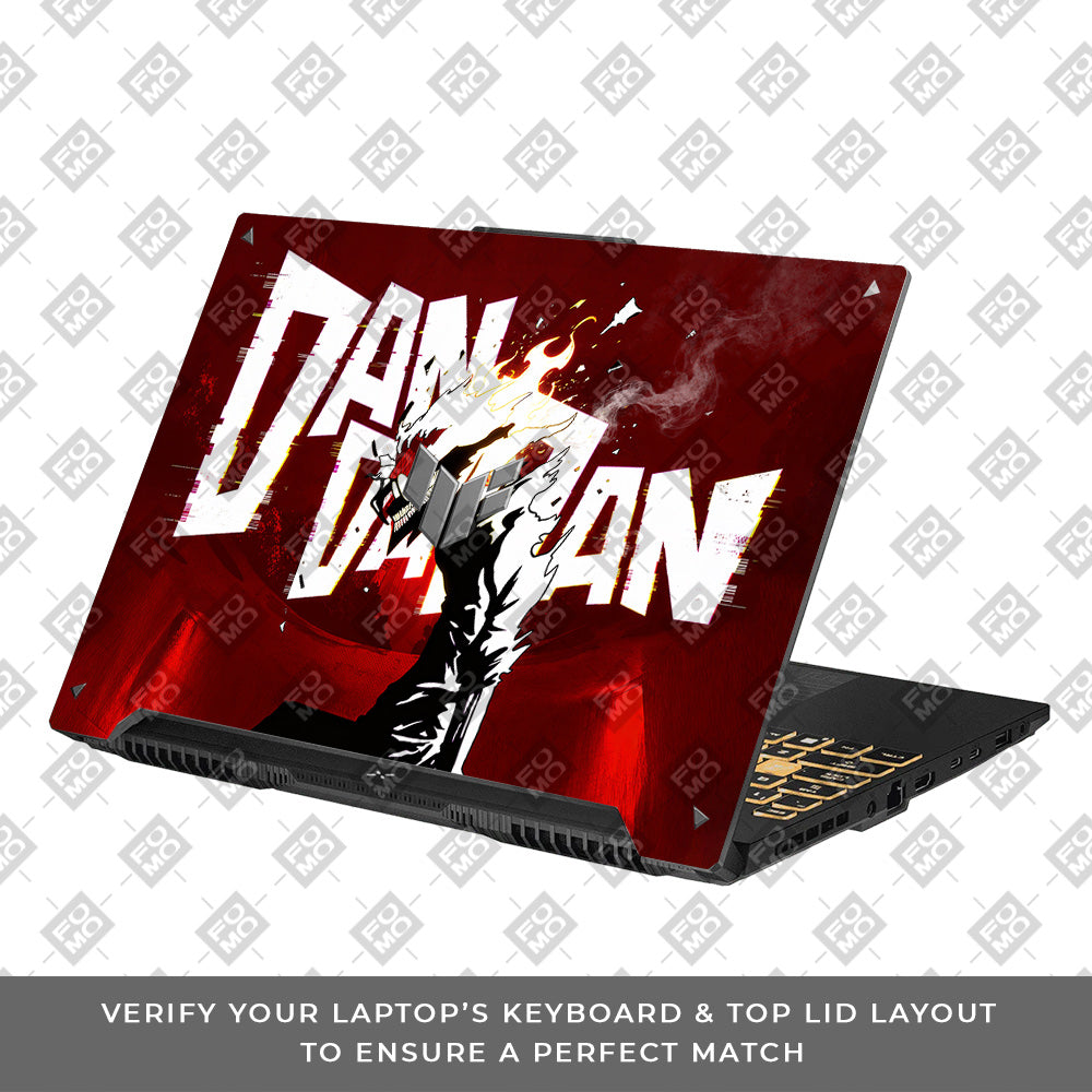 Dandadan Ignition Asus TUF Gaming F16 and TUF Gaming A16 Laptop Skin