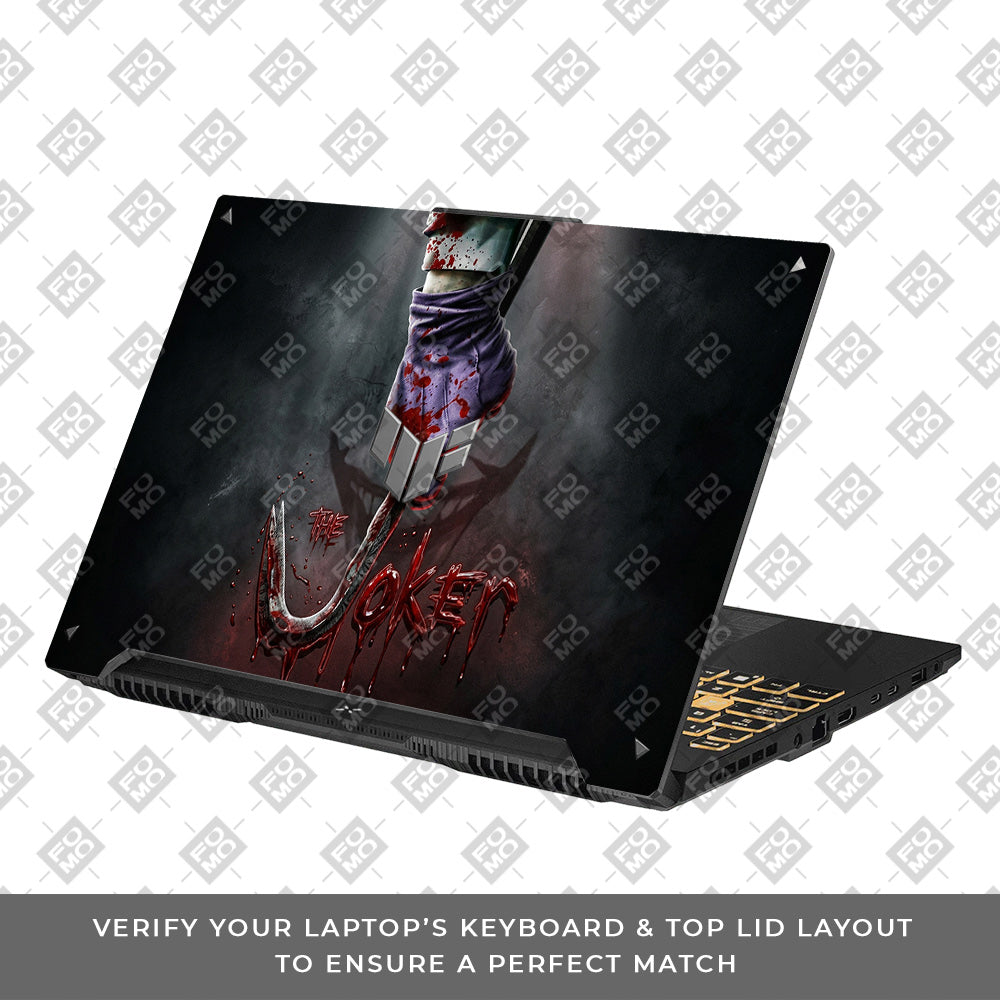 Bloodline of Joker Asus TUF Gaming F16 and TUF Gaming A16 Laptop Skin