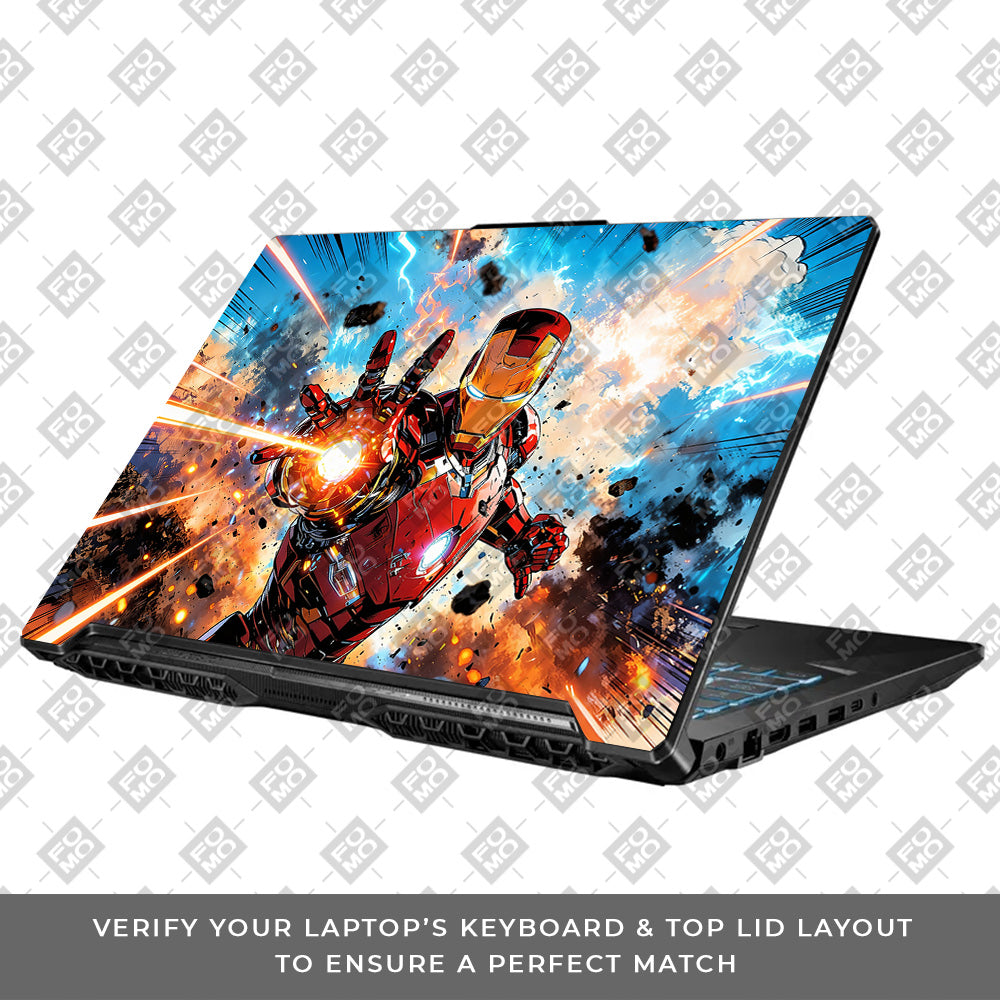 Iron Impact The Arc Reactor Asus TUF Gaming F17 FX706 Laptop Skin
