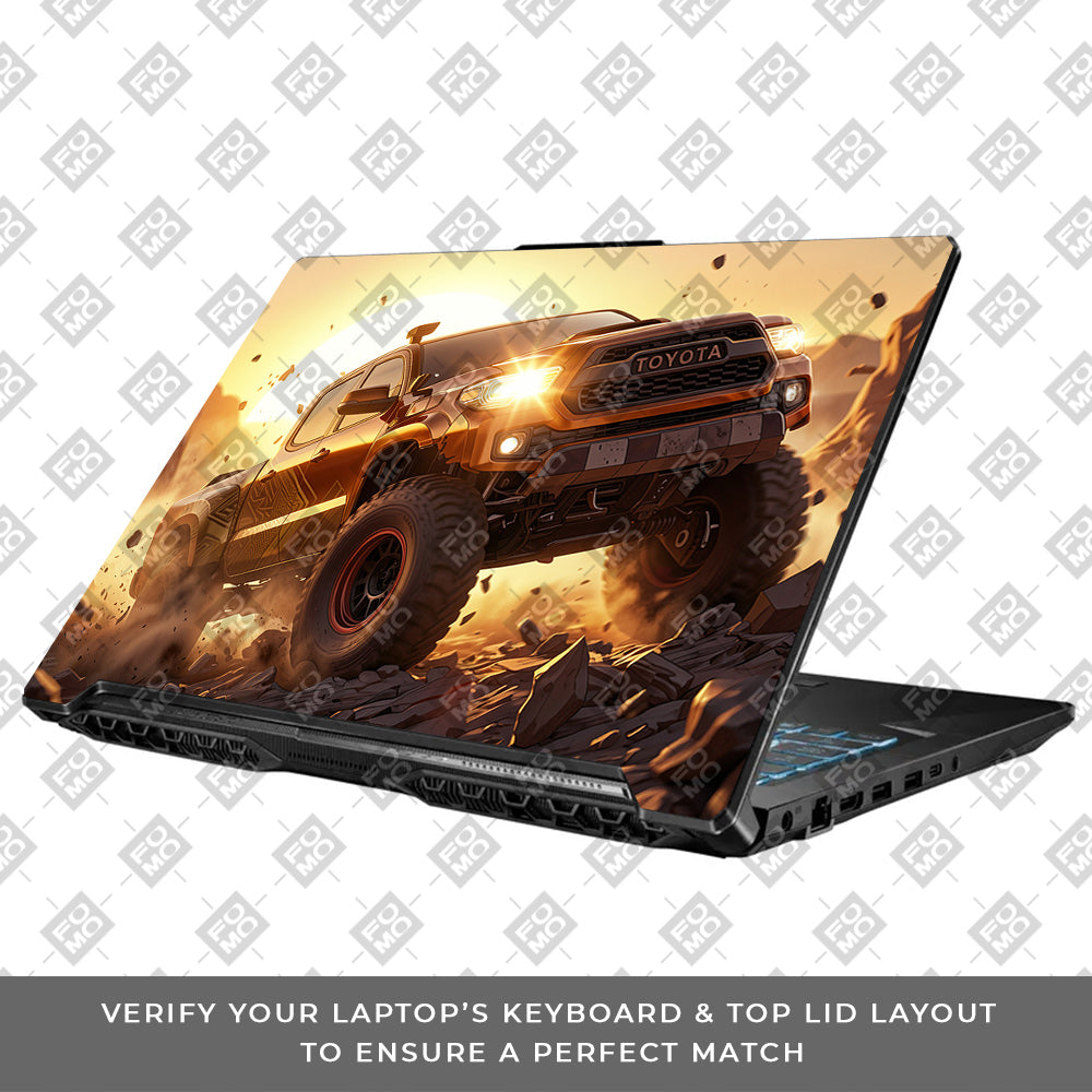 Toyota Off Road Beast Asus TUF Gaming F17 FX706 Laptop Skin