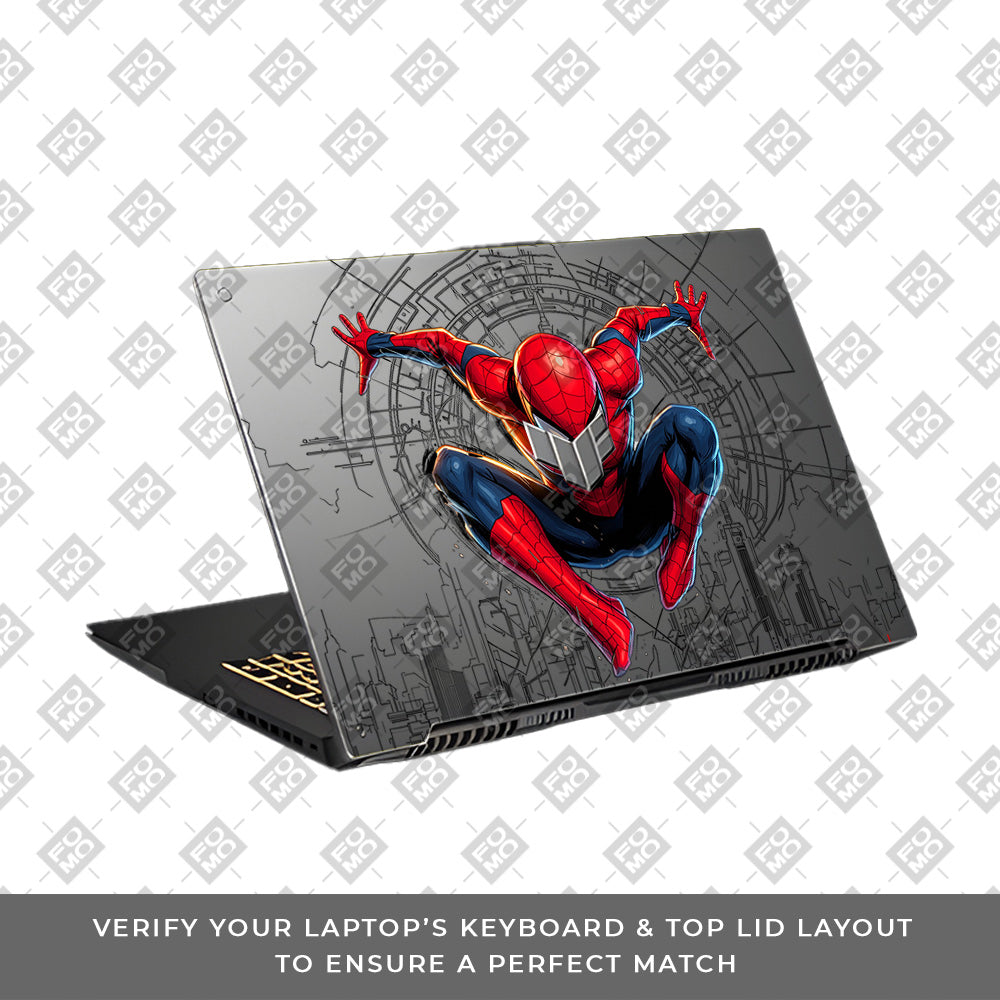 Transparent Web of Destiny Asus TUF Gaming F17 FX707Z Laptop Skin
