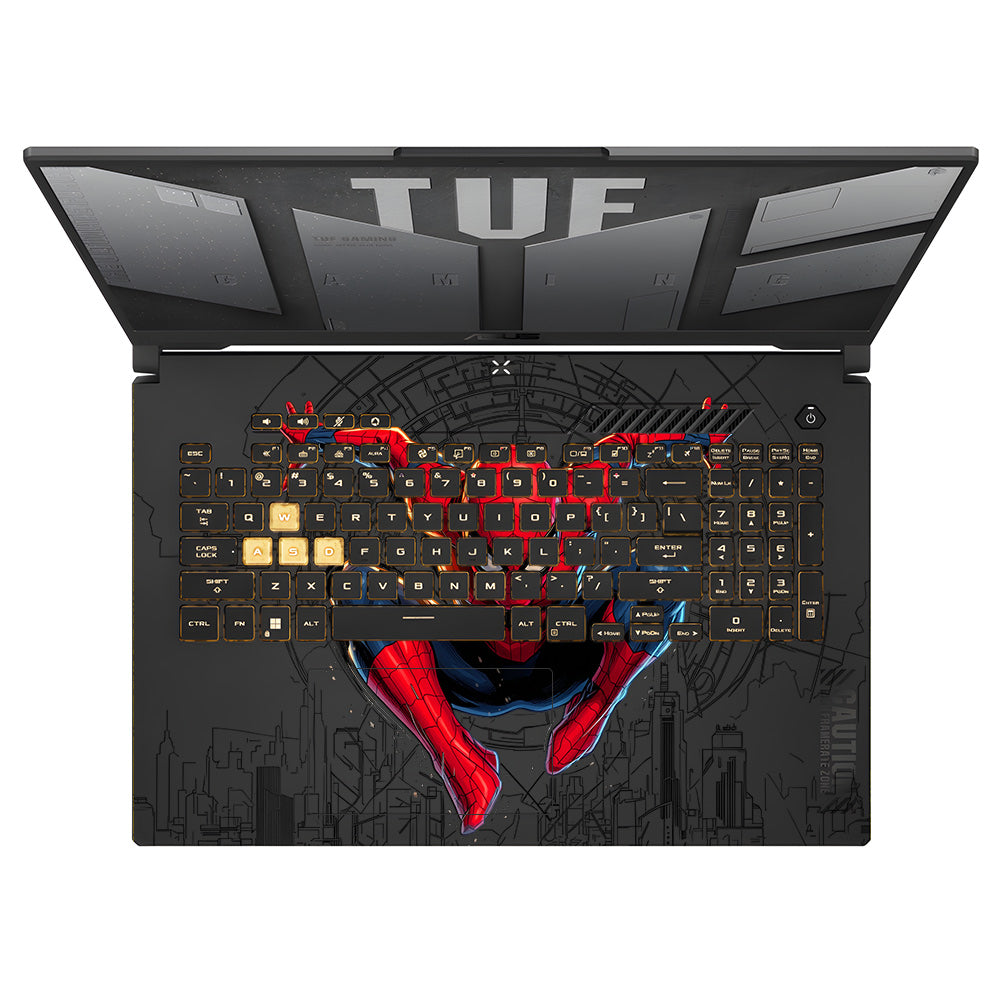 Transparent Web of Destiny Asus TUF Gaming F17 FX707Z Laptop Skin