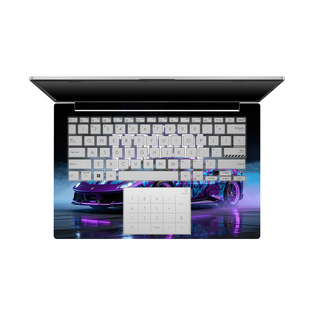 Psycho Drive Ferrari 488 Asus Vivobook 16X M1603QA Laptop Skin