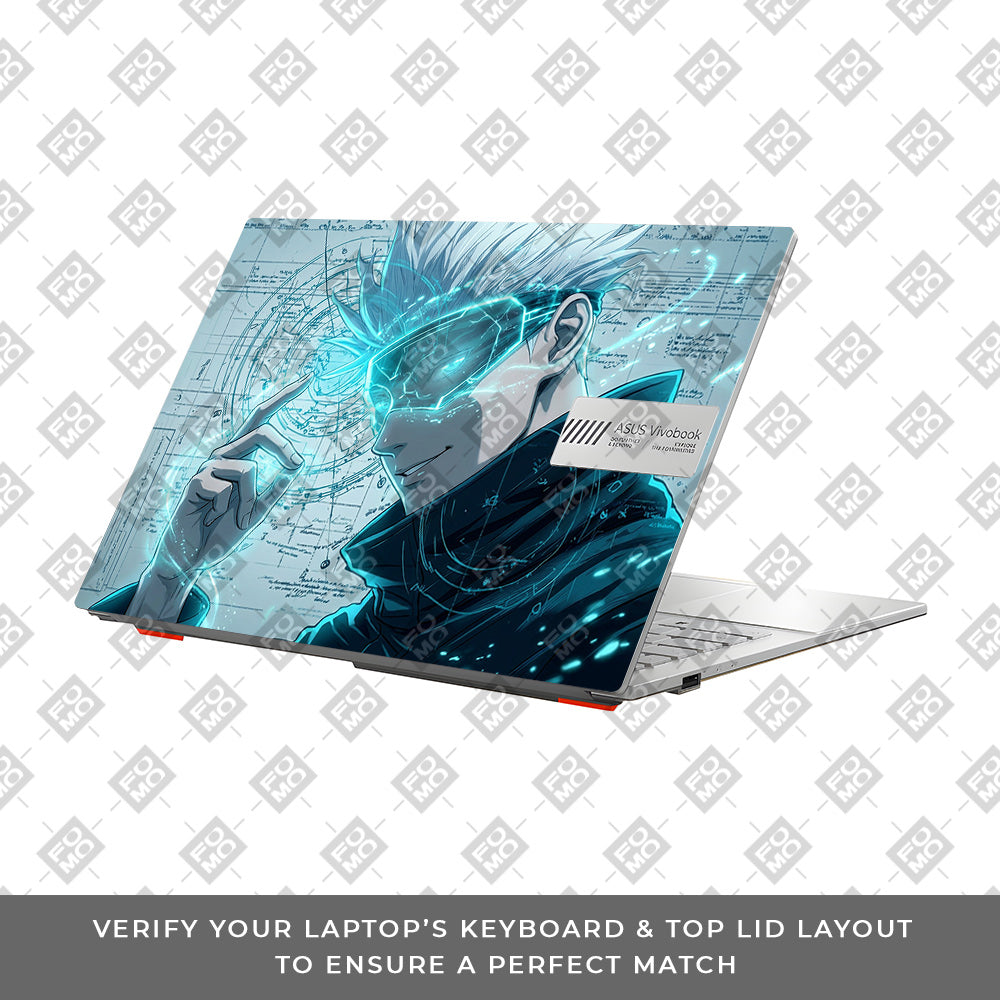 Gojo Satoru Power Asus Vivobook 16X M1603QA Laptop Skin