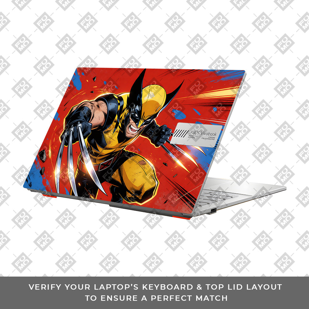 Adamantium Rage Asus Vivobook 16X M1603QA Laptop Skin