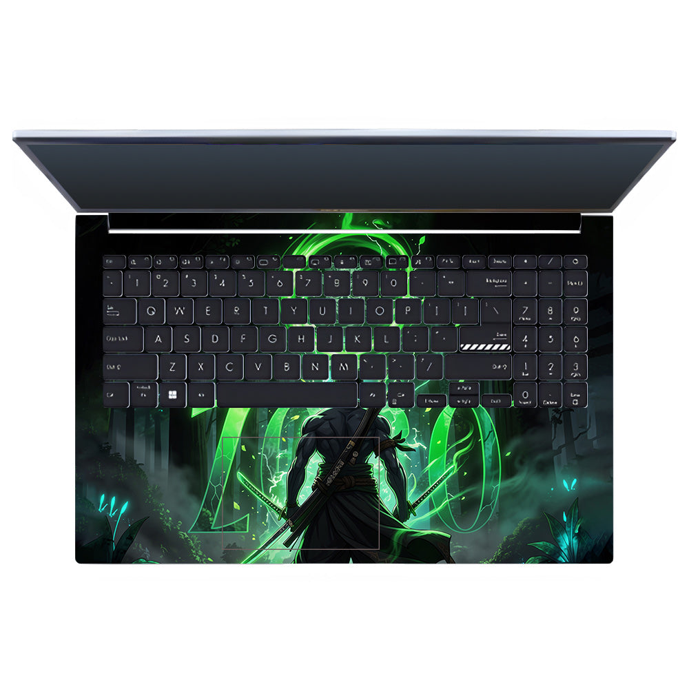 Zoro Green Aura Asus Vivobook 15 X1502VA Laptop Skin