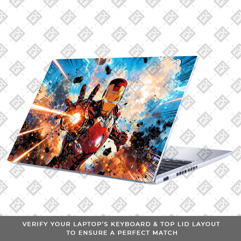 Iron Impact The Arc Reactor Asus Vivobook 15 X1502ZA Laptop Skin