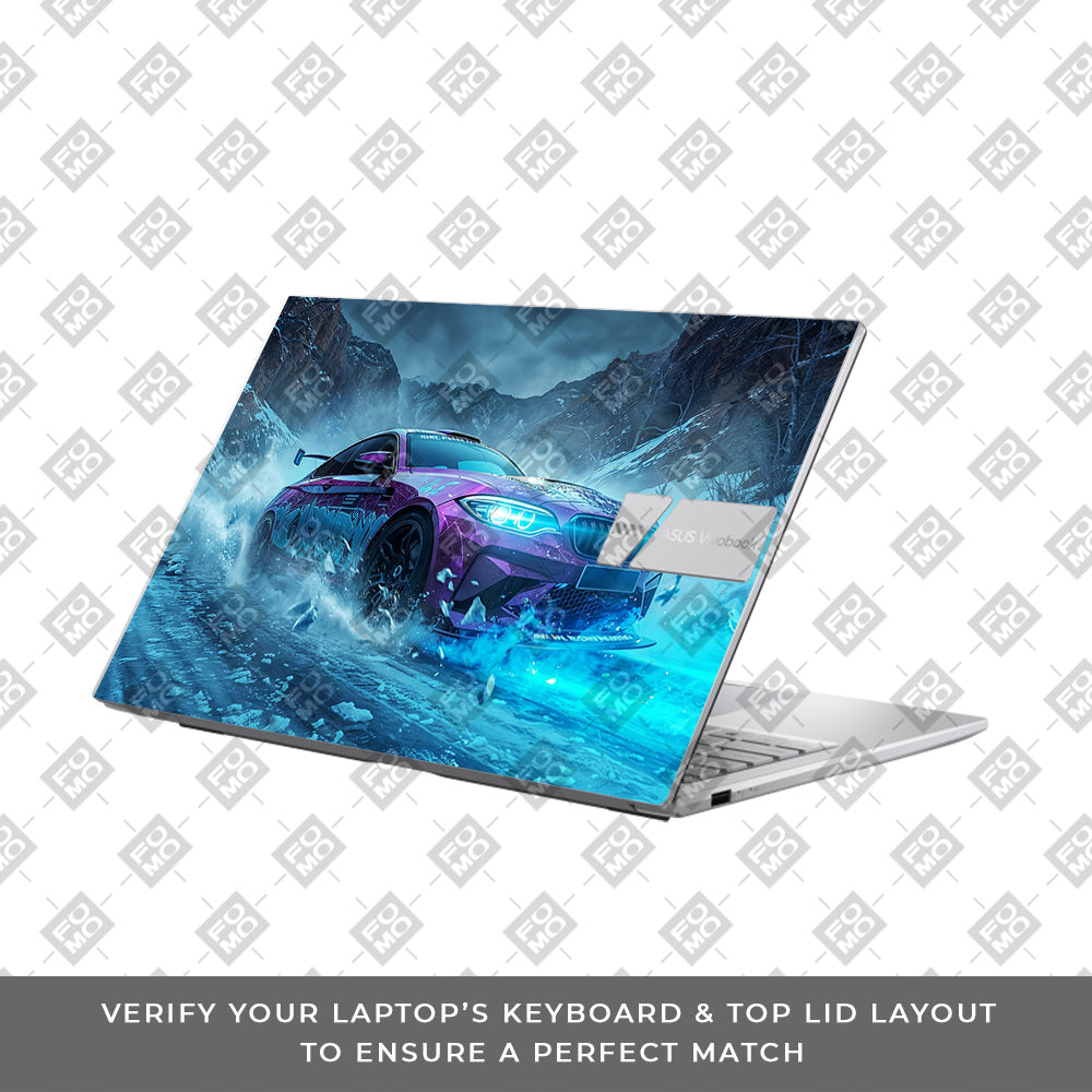 BMW Neon Drift Asus VivoBook 15 X1504VA Laptop Skin