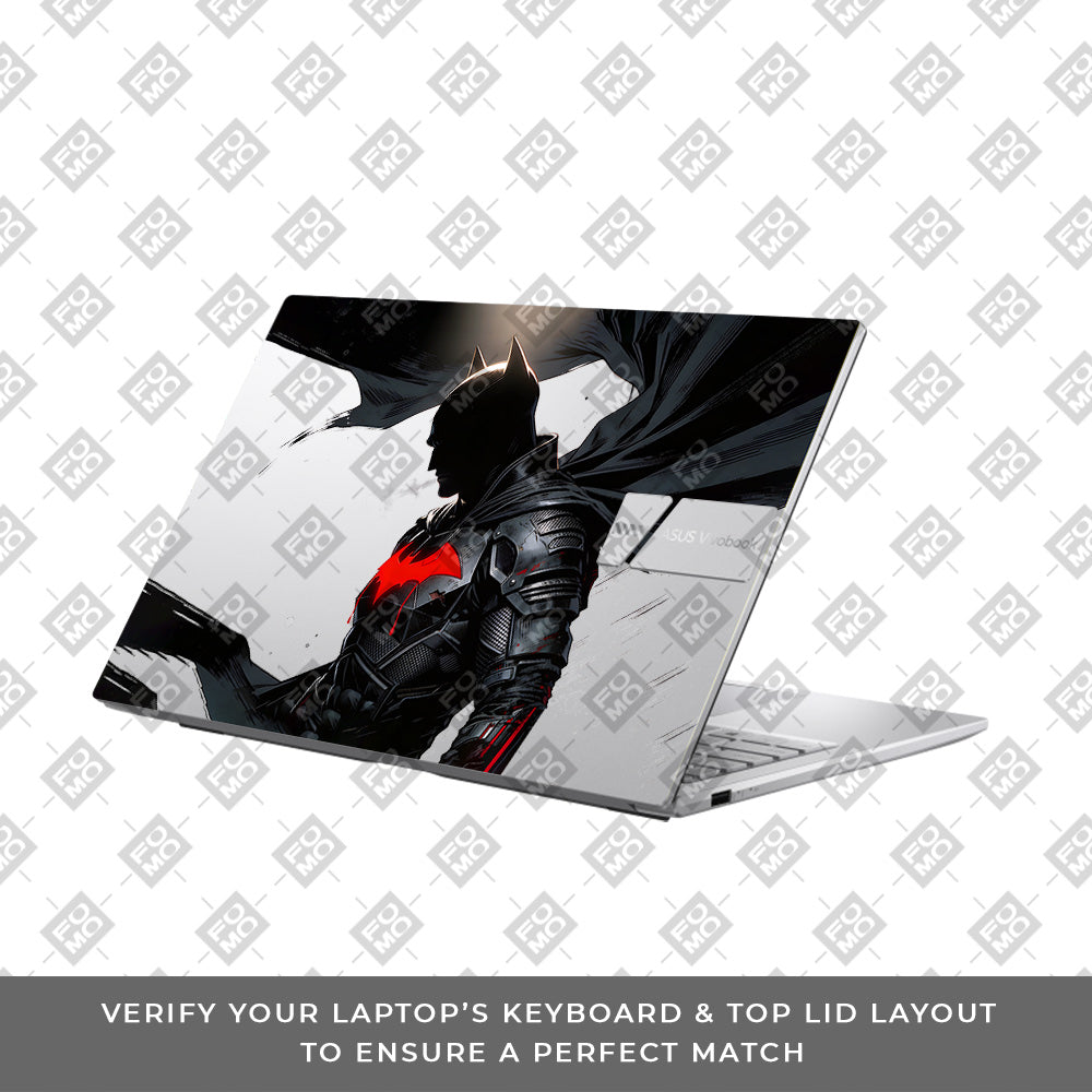 Transparent Dark Knight Asus Vivobook 15 X1504ZA Laptop Skin