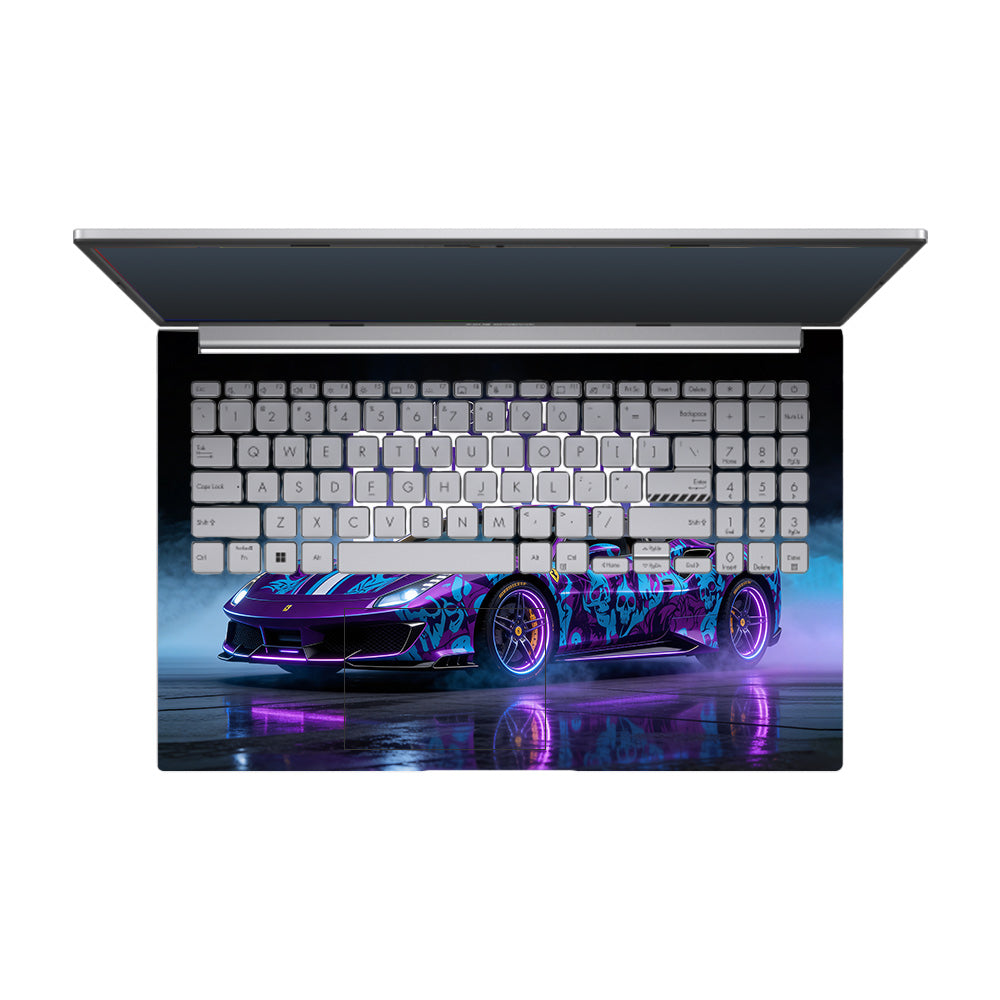 Psycho Drive Ferrari 488 Asus Vivobook 15 X1504ZA Laptop Skin