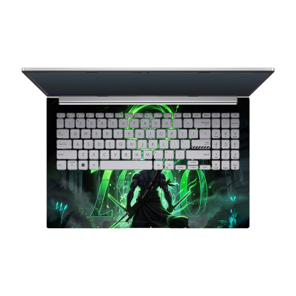 Zoro Green Aura Asus Vivobook 15 X1504ZA Laptop Skin