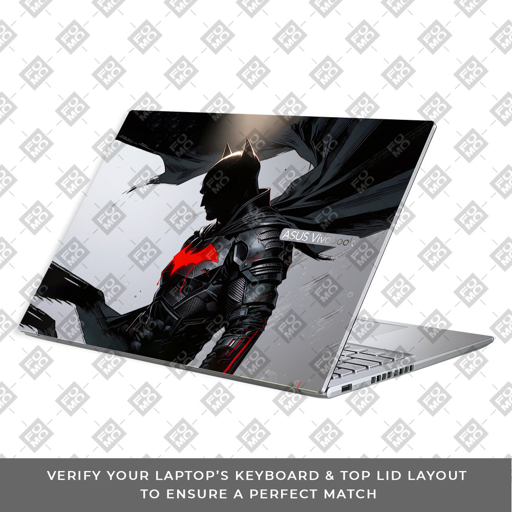 Transparent Dark Knight Asus VivoBook 16X K3605 Laptop Skin