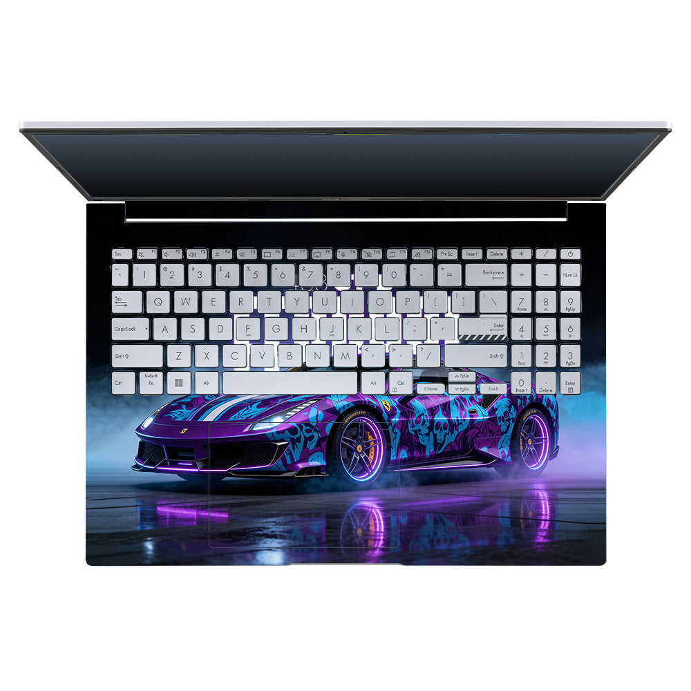 Psycho Drive Ferrari 488 Asus VivoBook 16X K3605 Laptop Skin