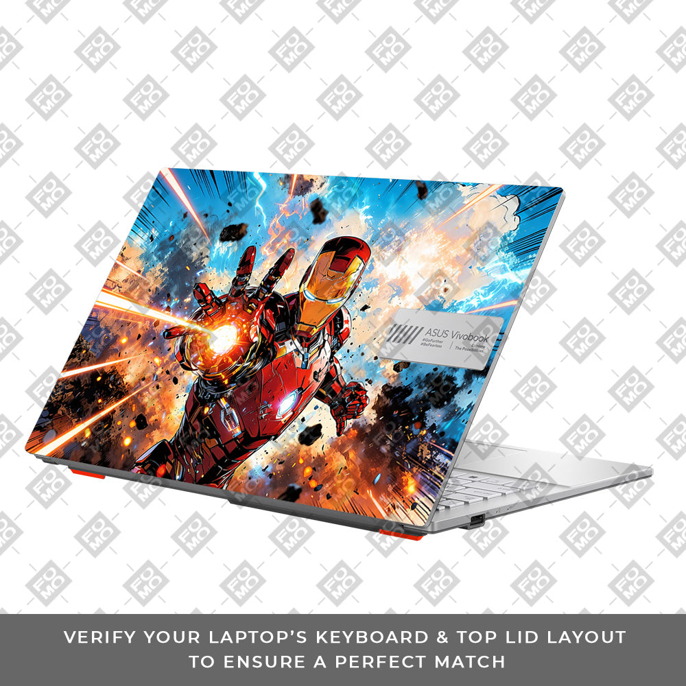 Iron Impact The Arc Reactor Asus Vivobook Go 14 E1404 Laptop Skin