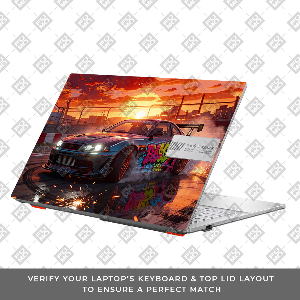 Tokyo Drift Vibes Asus Vivobook Go 14 E1404 Laptop Skin