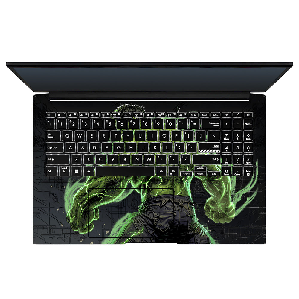 Transparent Hulk Smash Asus Vivobook Go 15 E1504G Laptop Skin