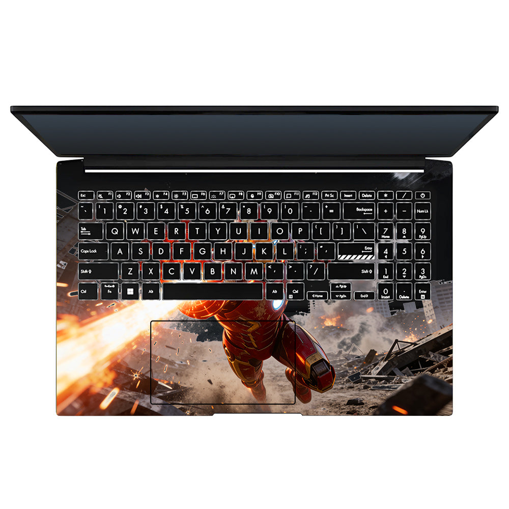 Transparent Iron Fist Asus Vivobook Go 15 E1504G Laptop Skin