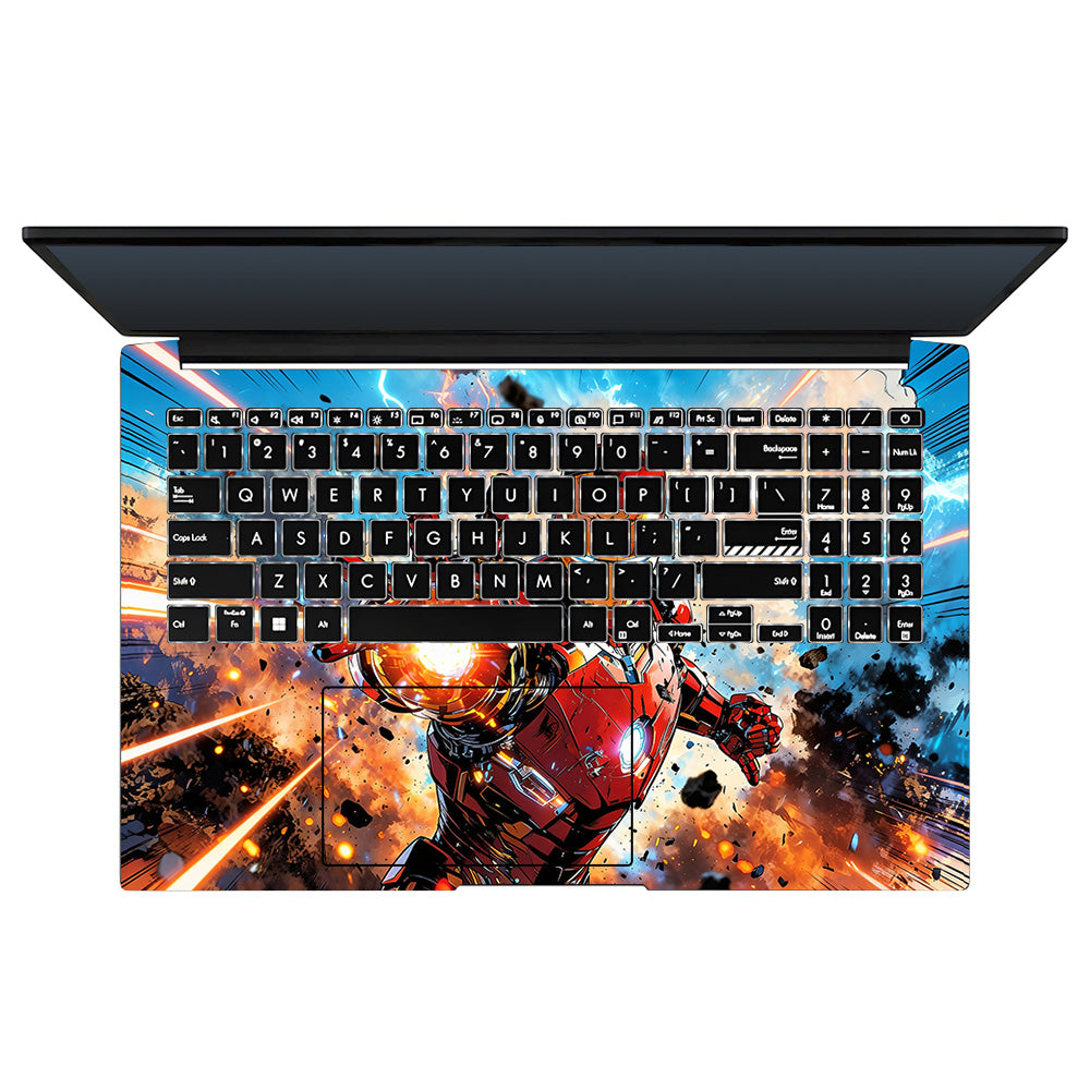 Iron Impact The Arc Reactor Asus Vivobook Go 15 E1504G Laptop Skin