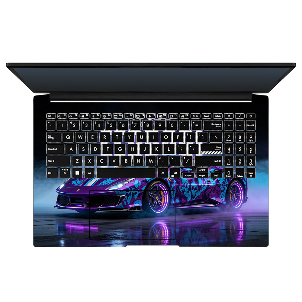 Psycho Drive Ferrari 488 Asus Vivobook Go 15 E1504G Laptop Skin