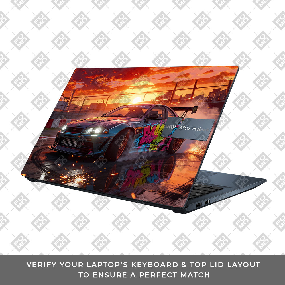 Tokyo Drift Vibes Asus Vivobook Go 15 E1504G Laptop Skin