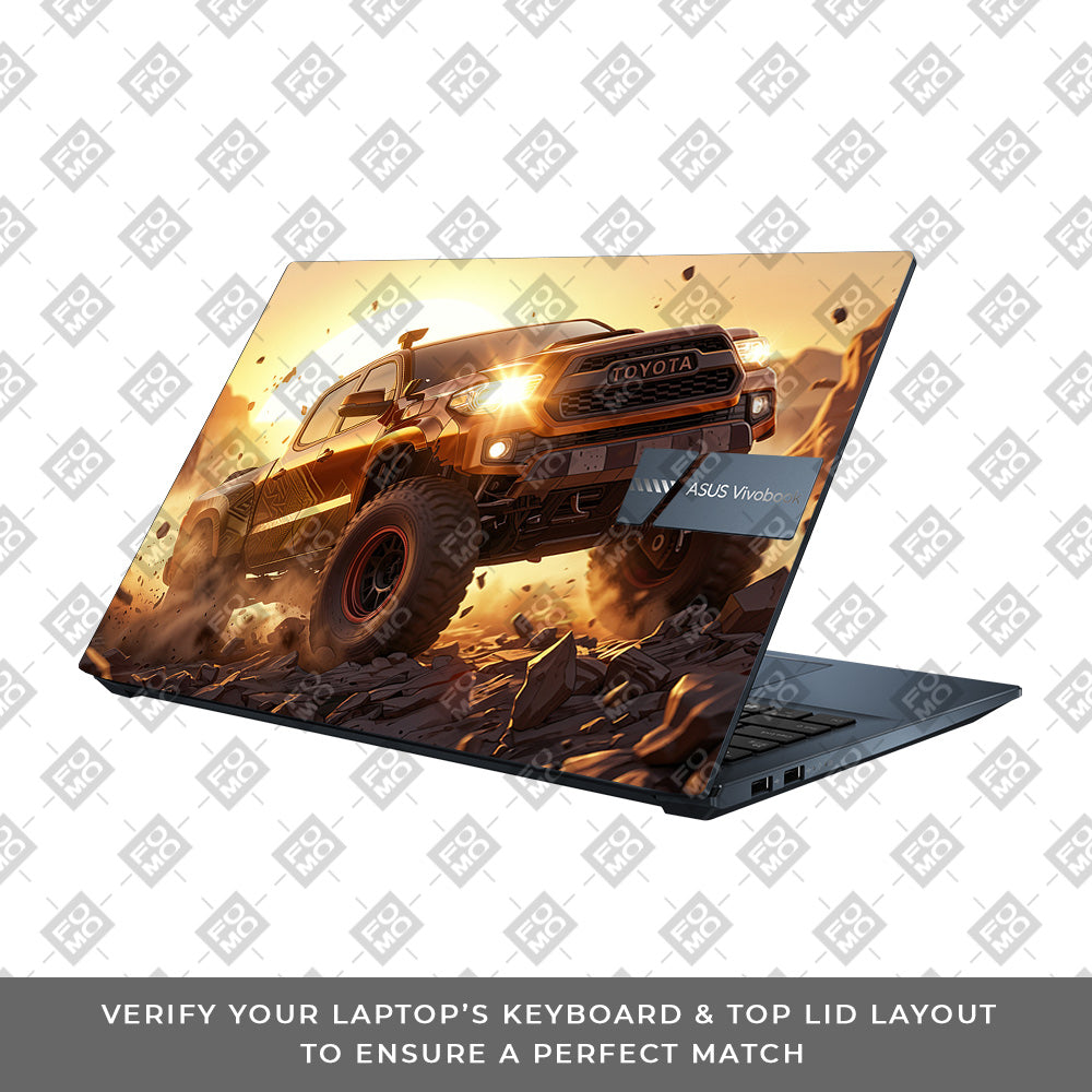 Toyota Off Road Beast Asus Vivobook Go 15 E1504G Laptop Skin
